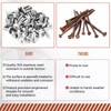 Blulu 100Pcs 1/4"-20 Hurricane Shutter Bolts, Sidewalk Screws Bolts Truss