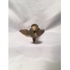 Vintage 3" Small Solid Brass Soaring Flying Eagle Figurine Statue