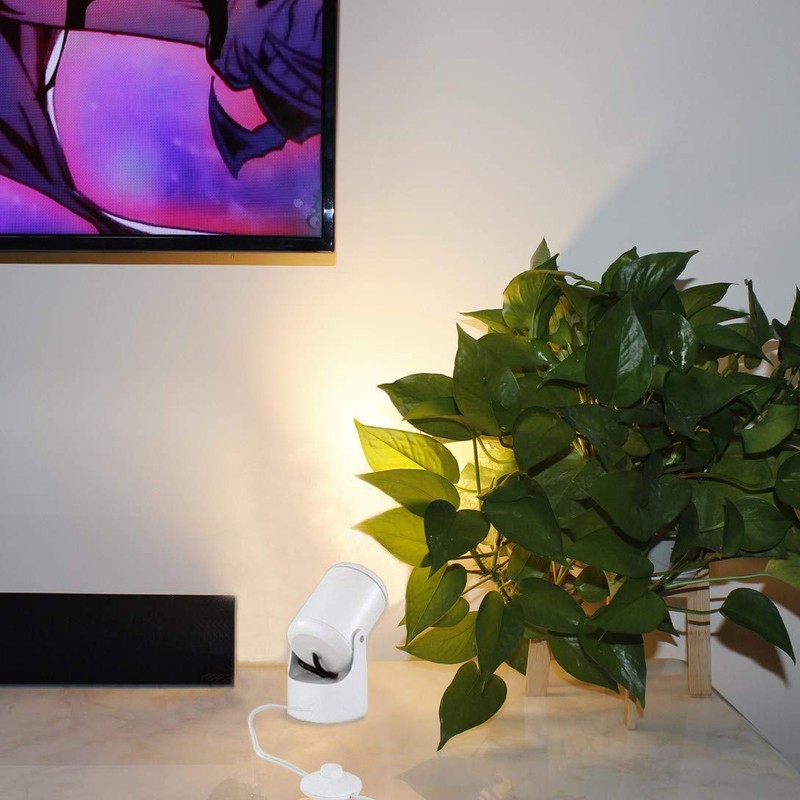 FSLIVING 5 Wattage LED Accent Uplight with Plug-in Foot Control