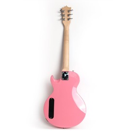 Fojill LP Electric Guitar Solid Body Canadian Maple Rosewood Fretboard Mahogany Body Stainless Frets(Bolt On Pink)
