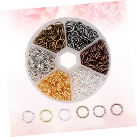 SEWACC Hair Rings for Girls Closed Ring Braid Accessories with Storage Box Copper Hoops for Parties and Daily Use Chic Hair Jewelry