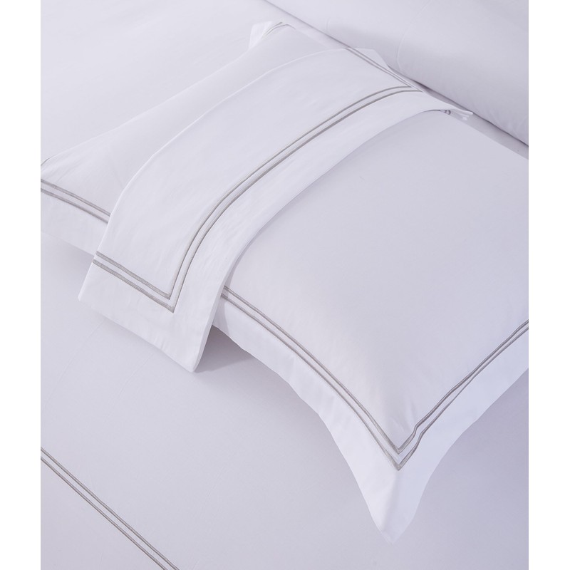 AORISSI 100% Cotton Duvet Cover Set Soft Comfortable with Embroidery