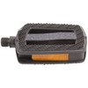 M-Wave Unisex Adult Steady Beach Bicycle Pedal, Black, Tread Size: