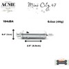 ACME Mini City 47 keychain whistle. Solid brass. Handcrafted in
