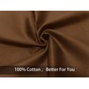 iMaylex Soft 100% Egyptian Cotton Zipper Pillow Case, Cozy and