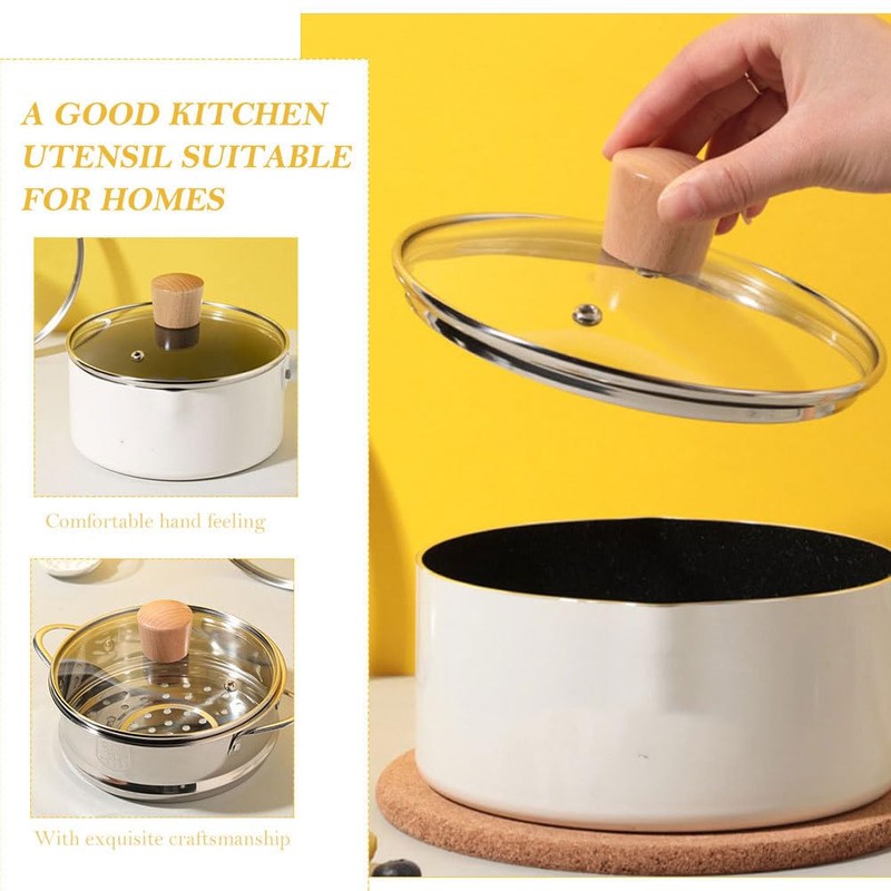 Cabilock 18cm Universal Lid for Pots, Pans and Skillets -