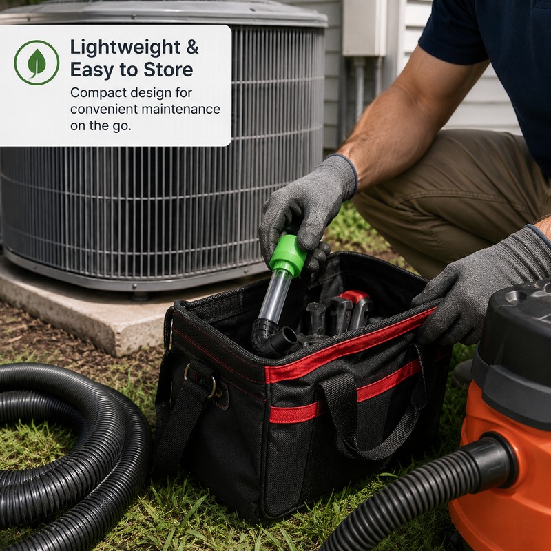 HVAC Drain Line Unclogger for AC Maintenance – Compressed Air