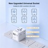 Universal Travel Adapter, RIOZIOZIOZ GaN III Worldwide Portable Adaptor with