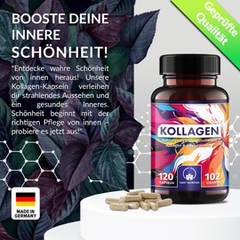 Saint Nutrition® Collagen + Hyaluronic Capsules High Dose 1000 mg Daily Dose with Vitamin C, MSM, Zinc & Biotin - Dietary Supplement for Skin, Hair & Nails - Pack of 3