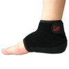 Kendoya W Guard Heel Canvas Black Kendo Double Guard Heel