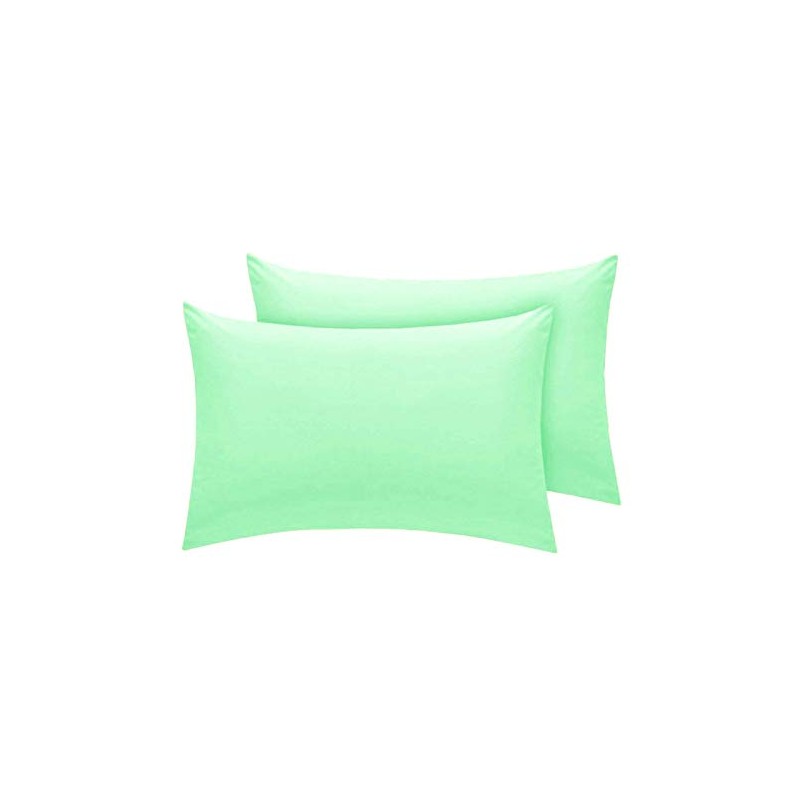 R&Z Plain Dyed Luxury Polycotton Housewife New 2 x Pillow