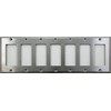 Brushed Satin Stainless Steel 7 Gang GFI/Rocker Switch Wall Plate