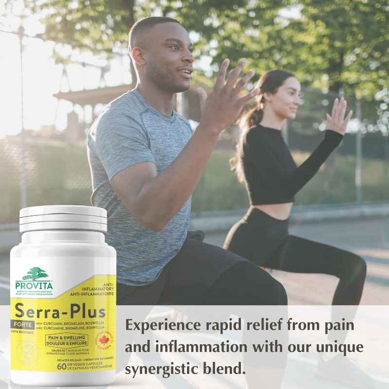 Serra Plus - Serrapeptase-based synergistic formula - by Provita Nutrition