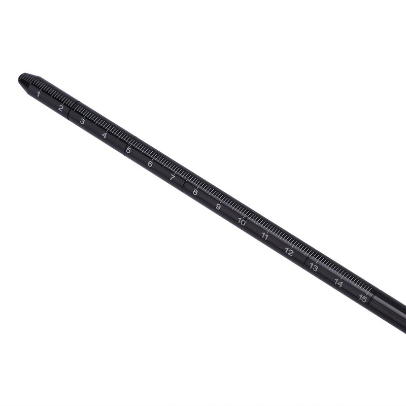 Aluminium reef rod diving stick with hand strap (black), black