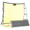 2 in 1 Soccer Rebounder Net & Board, Dual-Sided Rebounder
