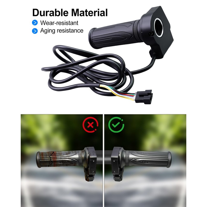 WMJNH 36V Throttle with Cruise Control Button Compatible with DYU