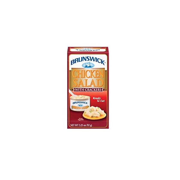 Brunswick - Chicken Salad with Crackers 3.25 Oz (Pack of 3)