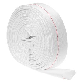 QWORK 2 Pack Backwash Hose 2" ID x 100 FT, Flexible Discharge Fire Hose for Pool Garden Vehicle Cleaning