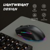 DAREU A955 Lightweight Wireless Gaming Mouse with RGB Charging Dock: