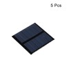 sourcing map Mini Solar Panel Cell 3V 125mA 0.375W 52mm