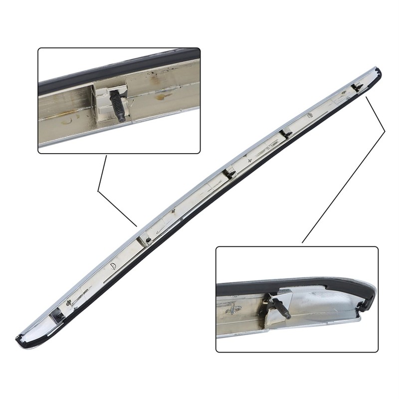 ANTUKO Front Hood Moulding Chrome Trim Replacement for 2002-2010 SC430