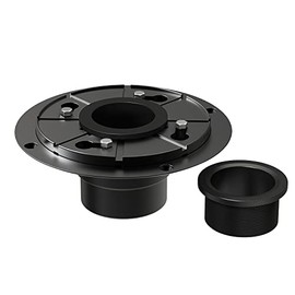 WEBANG Shower Drain Accessories Floor Drain Base Flange with Rubber Coupler ABS and PVC Material for Linear Drain Square Drain Installation