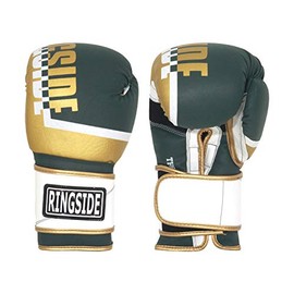 Ringside Bullet Sparring Gloves Gold/Green, 16 oz