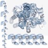 Cimeton 30Pcs 1/2 Inch One Hole Pipe Strap Single Hole