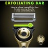 GilletteLabs with Exfoliating Bar Razor for Men, Champion Gold Edition