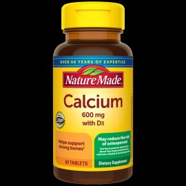 Nature Made Calcium 600mg with D3 60 Tablets