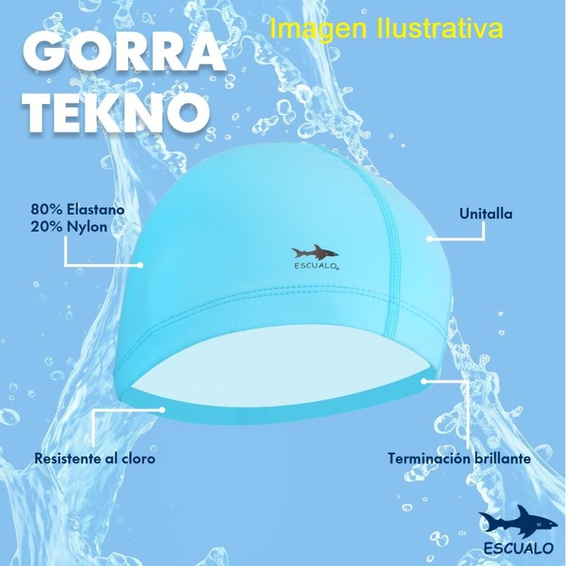 escualo Gorra para Natacion I Unisex I Adulto I Modelo