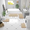 OLANLY Bathroom Rugs 59x35, Extra Soft Absorbent Chenille Bath Rugs,