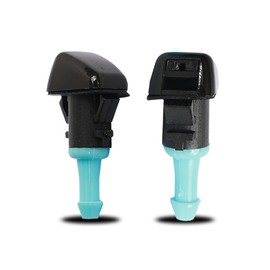 2PCS Front Windshield Washer Spray Nozzles - Compatible with 2011-2014 Chrysler 200, 2011-2014 Dodge Avenger, 2008-2014 Dodge Challenger - OE Replacement for Part# 68024312AB