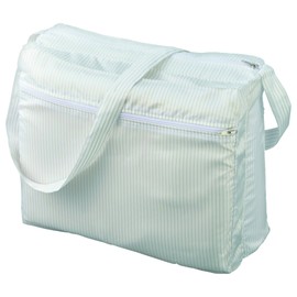 As One Cleanroom Shoulder Bag with Gusset, White /3-6134-01