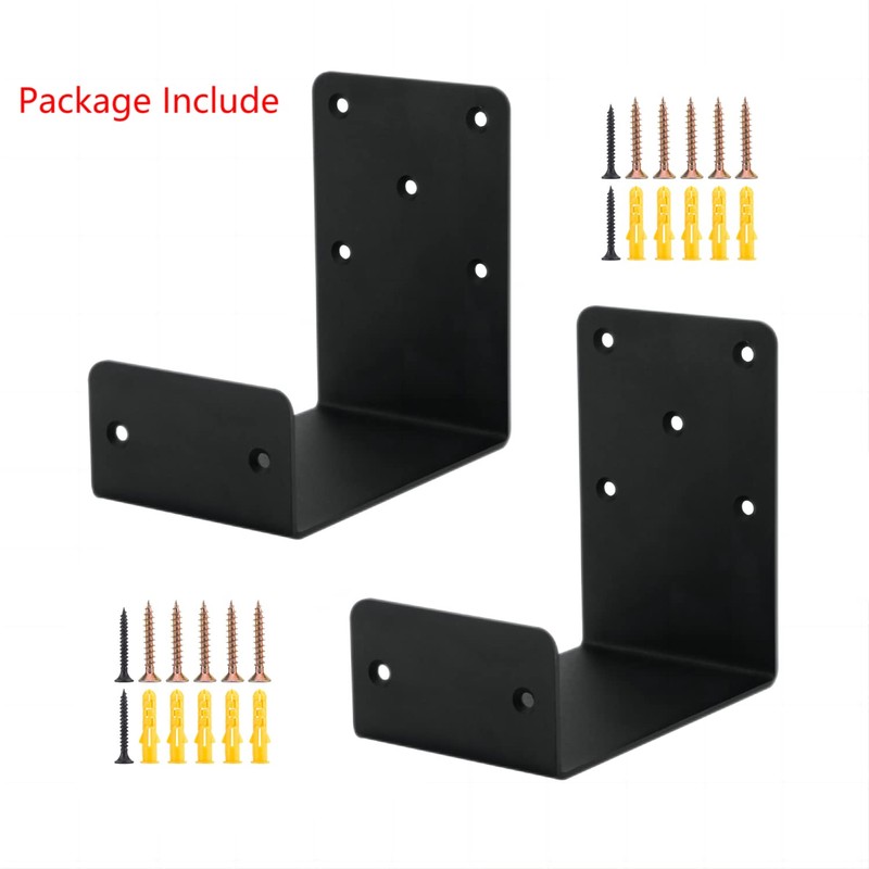 YMSZGBZG Heavy Duty Mantel Brackets，Floating Shelf Fireplace Bracket，U-Shaped Beam-Style Mantel
