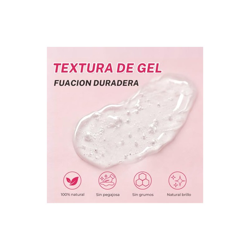 Cera para Cabello Mujer, Gel para Cabello Mujer Con Peine,