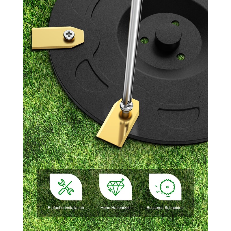 Blade Disc 6 Pieces Blades for Segway Navimow Robotic Lawnmower