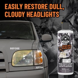Chemical Guys Headlight Restore and Protect - Cleans, Restores Clarity, and Protects Headlights from Future Fading, Safe for Trucks, SUVs, Motorcycles, RVs & More - 16 oz