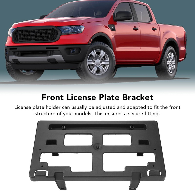 Front License Plate Bracket ABS Aging Resistant KB3Z17A385A Number Plate