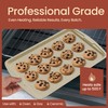 White Marble 10-Piece Bakeware Sets, Nonstick Carbon Steel Baking Sheet