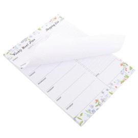 TEHAUX Planner Magnetic Shopping List Weekly Meal Plan Fridge Calendar Magnetic Food Notepad for Sustainable Cooking