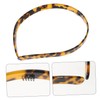 Baluue Leopard Print Headband for Women Stylish Thin Acetate Hairband