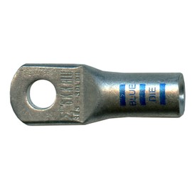 Sherco Auto USA 5 Pack - Mega HD Blue Copper Ring Lug Connector 6 Gauge #10 Stud - Strong Crimps & Solders for Wire Terminals - Made in USA with All-American Materials