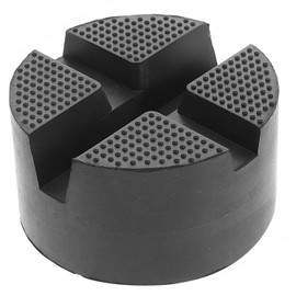 BEANPRECOY Floor Jack Rubber Pad DIY Car Universal Cross Groove Jack Pad Adapter Pinch Weld Side Frame Rail Protector Puck Pad Pinch Weld Stand Adapter Side Lifting Disk Jacking Tool Floor Support