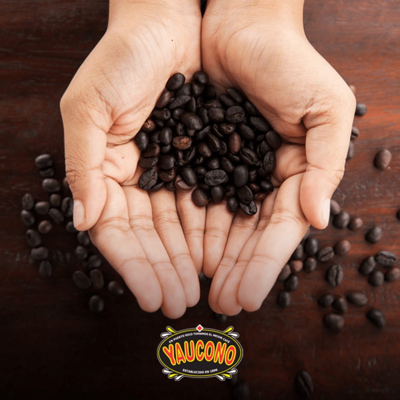 Yaucono Espresso De Oro Ground Coffee Can, Arabica, Dark Roast,