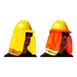 MR Cubre Nuca Para Casco De Alta Visibilidad Sombra Nuquera Color Naranja