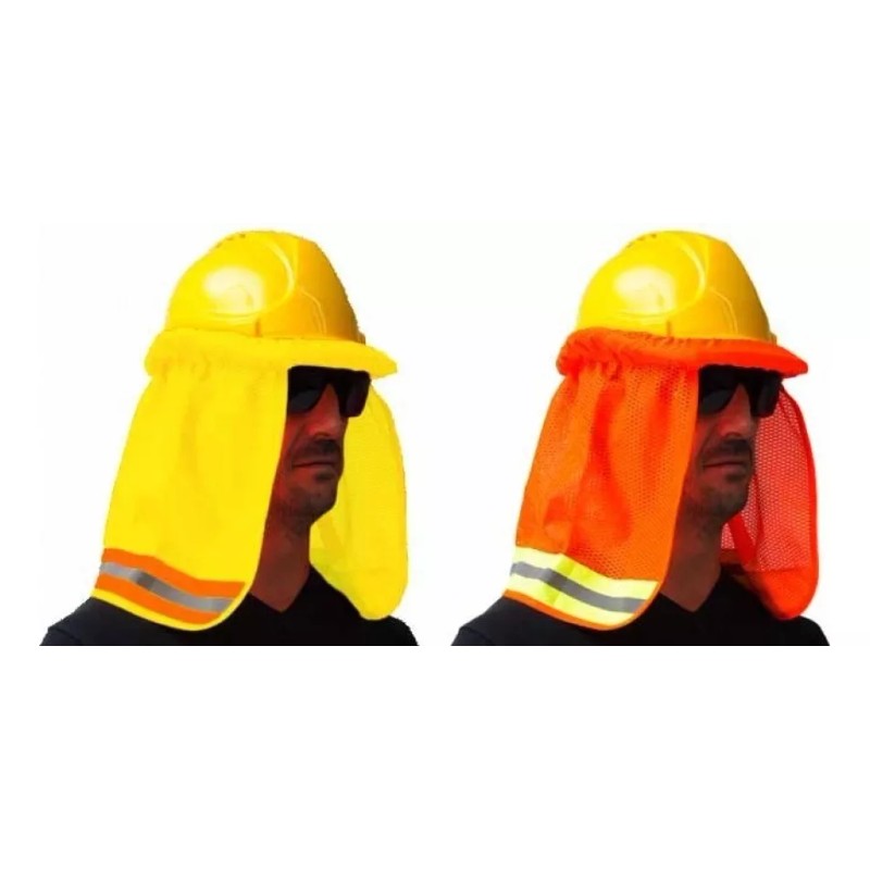 MR Cubre Nuca Para Casco De Alta Visibilidad Sombra Nuquera