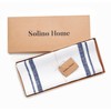 Solino Home Striped Table Runner 36 Inches - 100% Pure