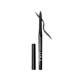 Lola Make Up by Perse Automatic Eye Pencil with Built-In Sharpener Waterproof Ultra Slim Eye Liner with Soft Texture, Vegan and Cruelty-Free Eye Makeup for Women, Black (001)