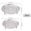 Luckious Brand Steam Rack - 20cm and 22cm Multifunction Stainless